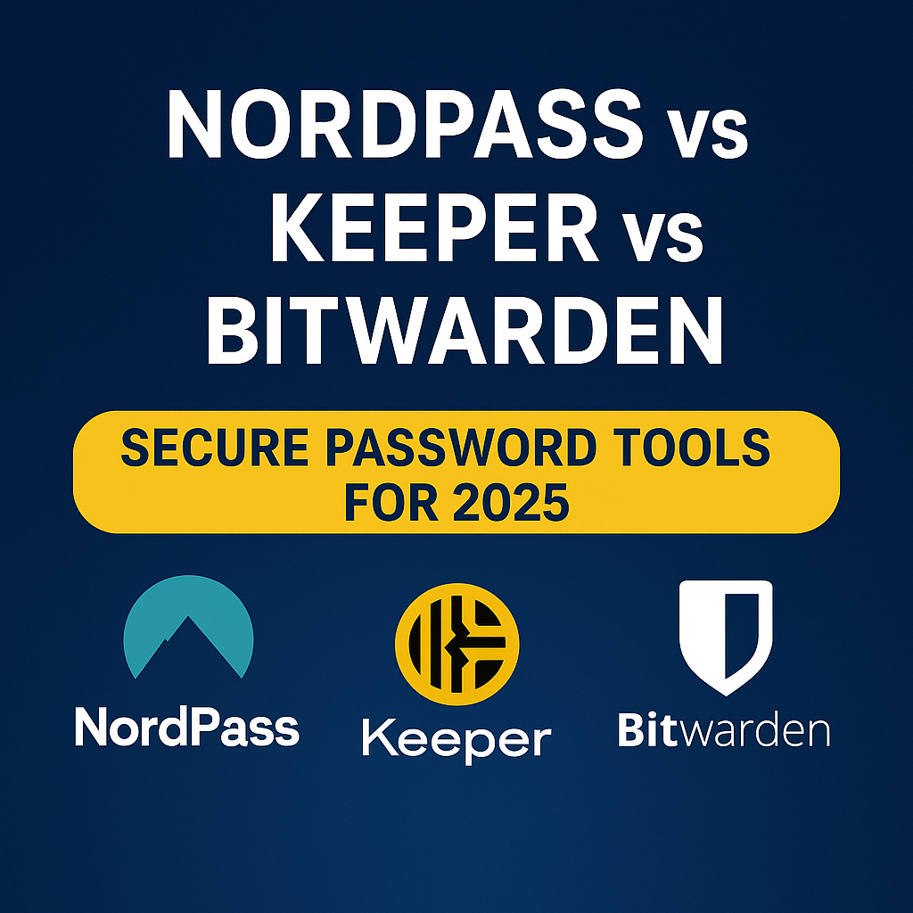 You are currently viewing NordPass vs Keeper vs Bitwarden: Secure Password Tools for 2025