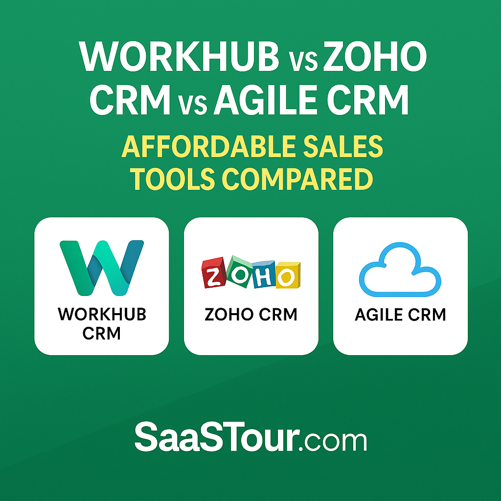 You are currently viewing WorkHub vs Zoho CRM vs Agile CRM: Affordable Sales Tools Compared (2025)