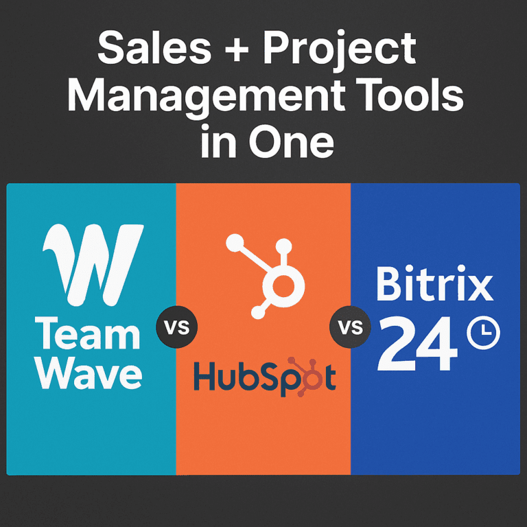 Read more about the article TeamWave vs HubSpot vs Bitrix24: Sales + Project Management Tools in One (2025)