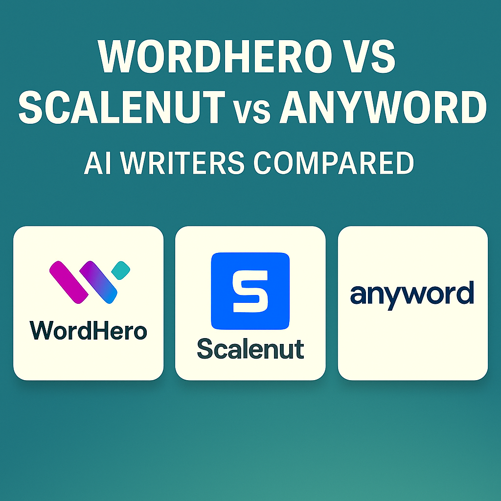 You are currently viewing WordHero vs Scalenut vs Anyword: AI Writers Compared (2025)