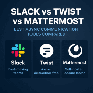 Read more about the article Slack vs Twist vs Mattermost: Best Async Communication Tools Compared (2025)