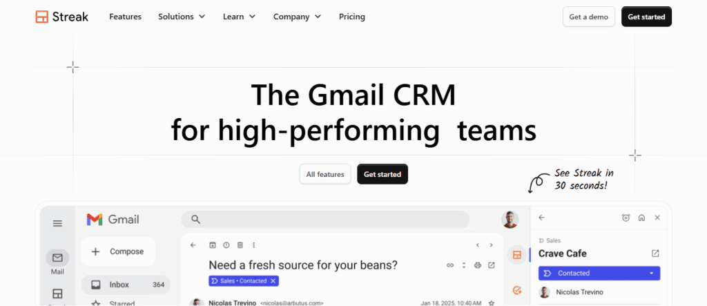 Streak CRM