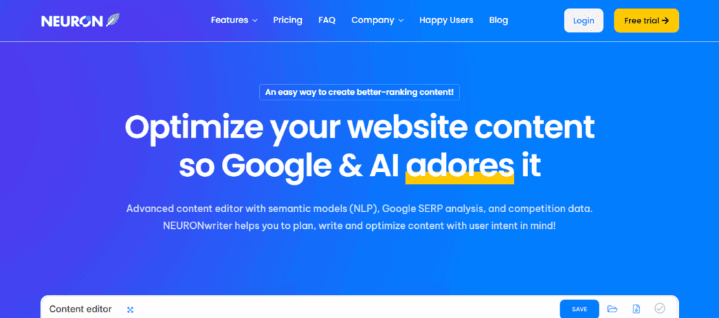 Neuron Writer AI