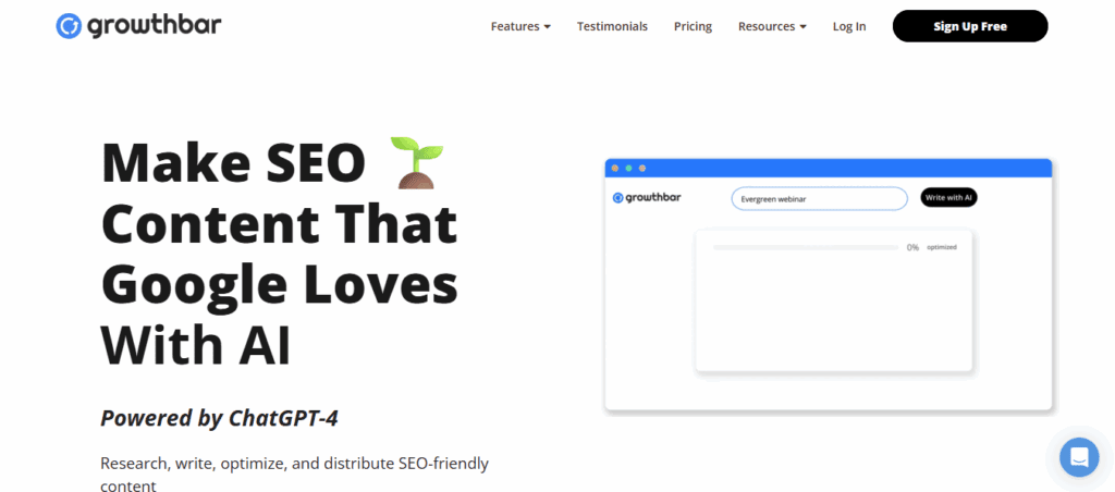 Growthbar SEO