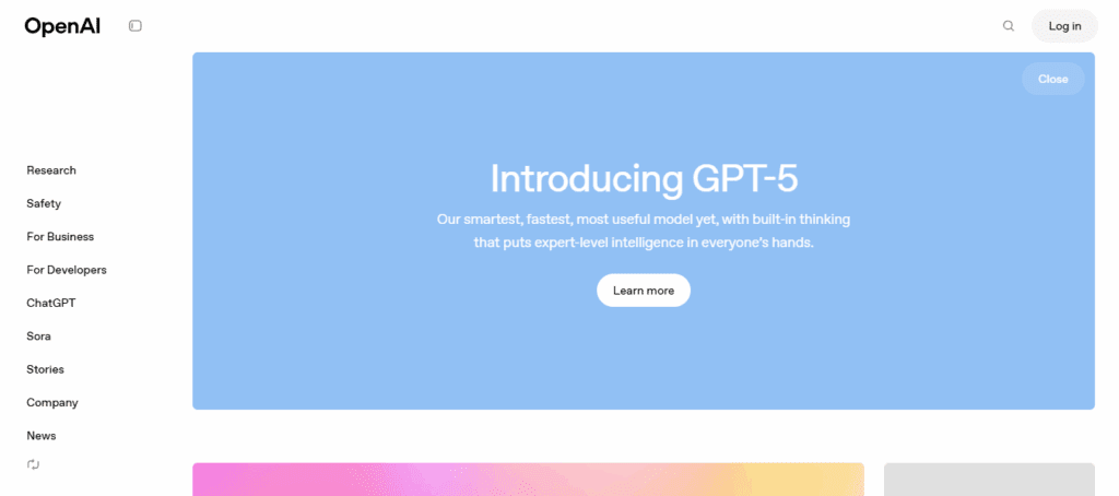 Open AI GPT-5