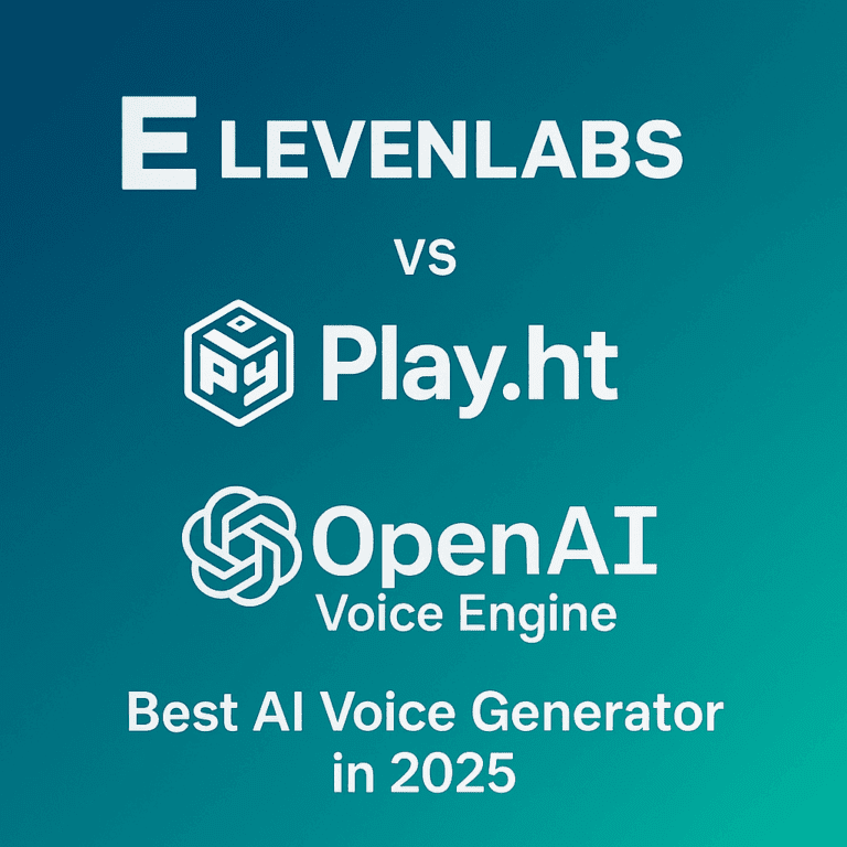 Read more about the article ElevenLabs vs Play.ht vs OpenAI Voice Engine: Best AI Voice Generator in 2025