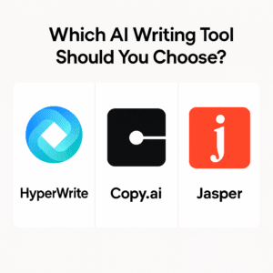 Read more about the article HyperWrite vs Copy.ai vs Jasper (2025) — Which AI Writing Tool Should You Choose?