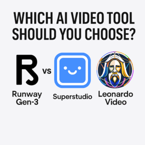 Read more about the article Runway Gen-3 vs Superstudio vs Leonardo Video (2025) — Which AI Video Tool Should You Choose?