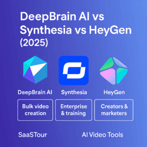 Read more about the article DeepBrain AI vs Synthesia vs HeyGen (2025) — Which AI Video Tool Should You Choose?