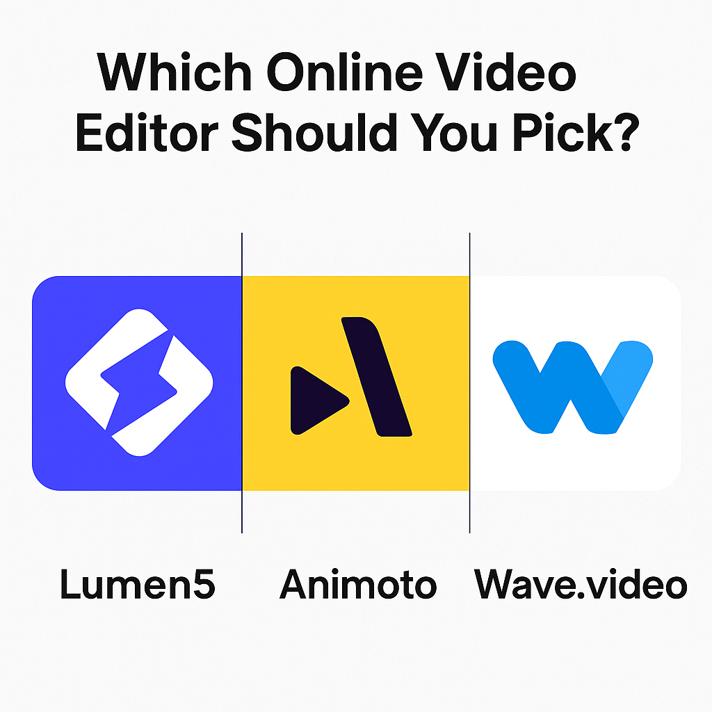 You are currently viewing Lumen5 vs Animoto vs Wave.video (2025) — Which Online Video Editor Should You Pick?