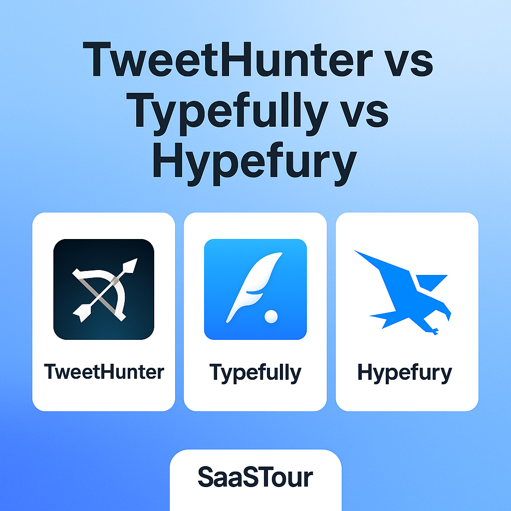 TweetHunter vs Typefully vs Hypefury (2025) — Which X/Twitter Tool Should You Use?
