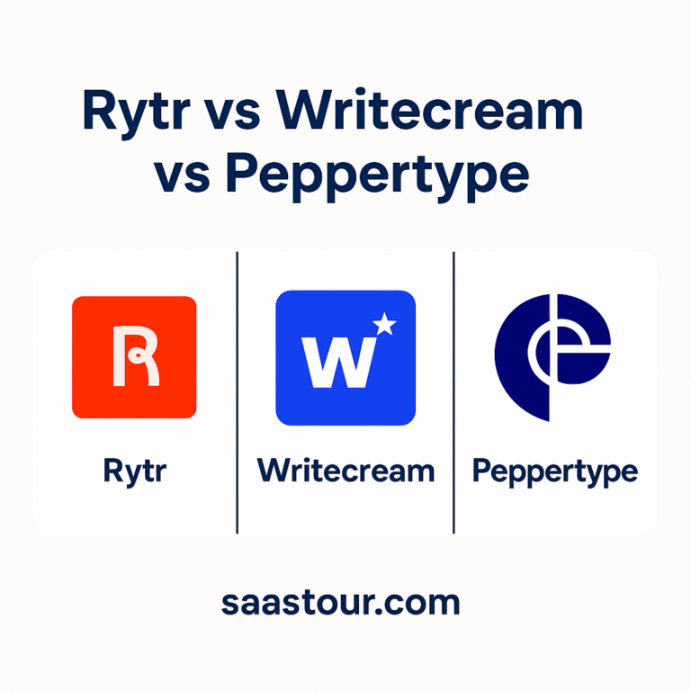 Read more about the article Rytr vs Writecream vs Peppertype.ai (2025) — Which AI Writing Tool Should You Choose?