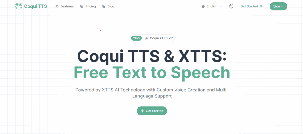 CoquiTTS AI