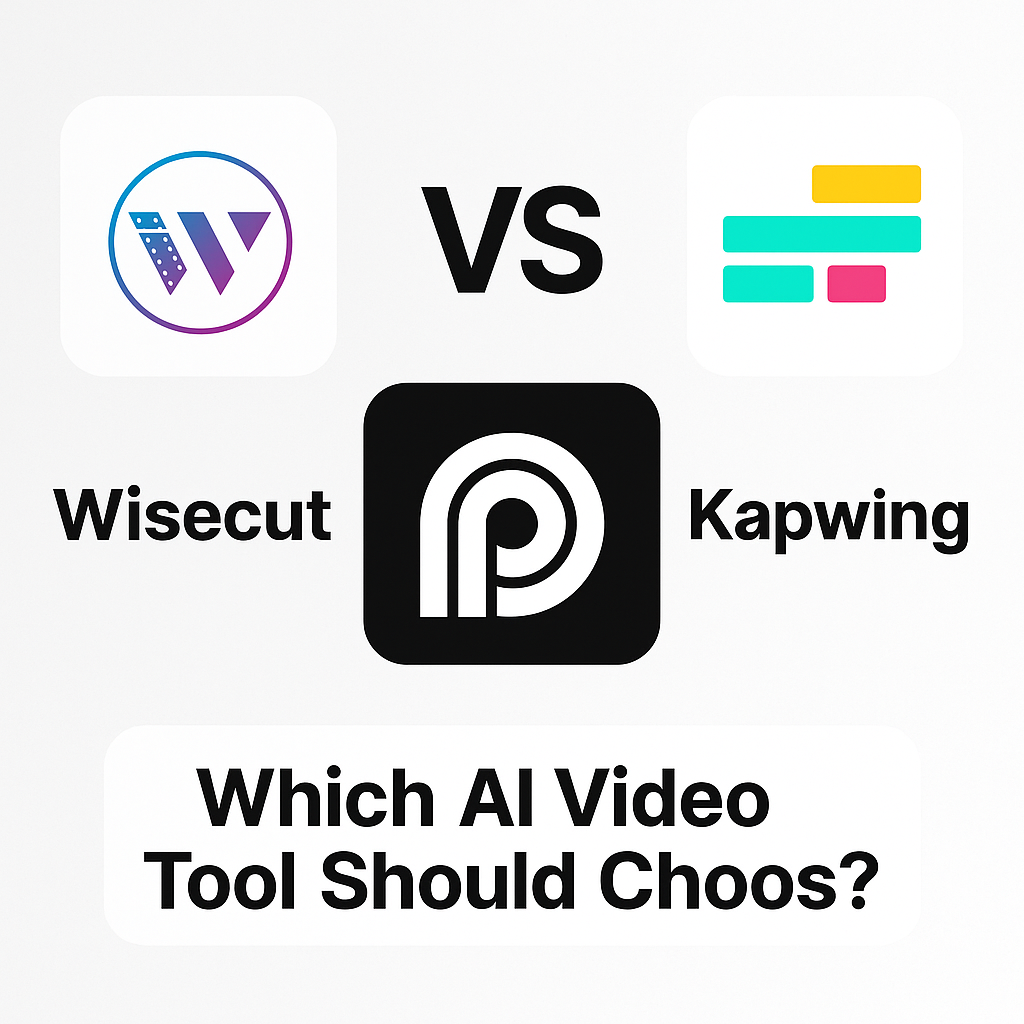 You are currently viewing Wisecut vs OpusClip vs Kapwing — Which AI Video Repurposing Tool Should You Choose?