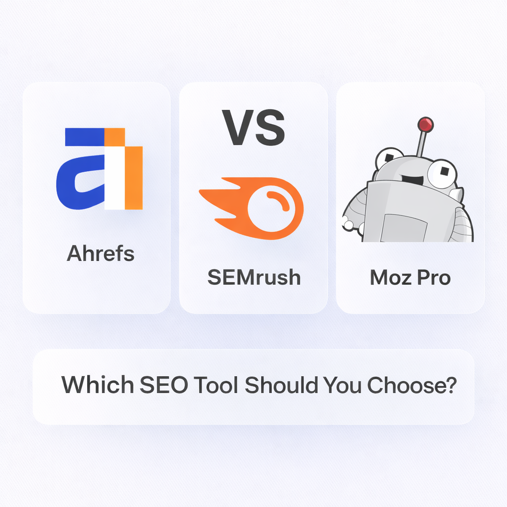 Ahrefs vs SEMrush vs Moz Pro — Which SEO Tool Should You Choose?
